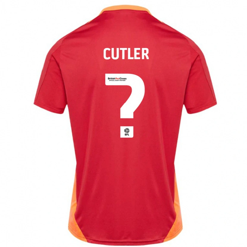 Danxen Herren Theo Cutler #0 Blau Cremeweiß Auswärtstrikot Trikot 2024/25 T-Shirt Schweiz