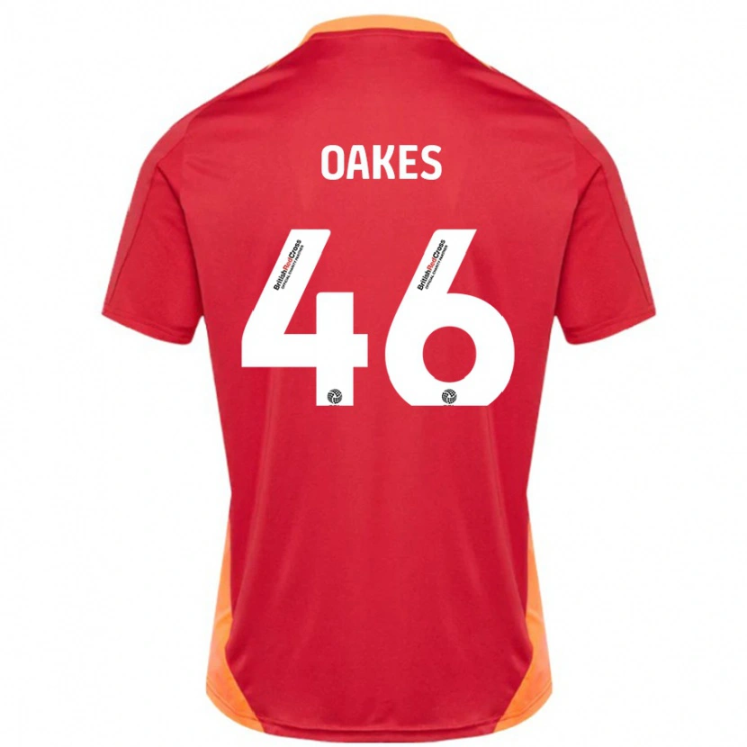 Danxen Herren Liam Oakes #46 Blau Cremeweiß Auswärtstrikot Trikot 2024/25 T-Shirt Schweiz