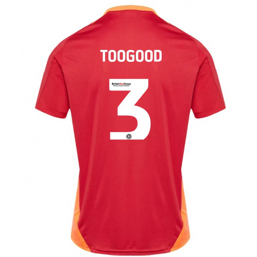 Danxen Herren Emily Toogood #3 Blau Cremeweiß Auswärtstrikot Trikot 2024/25 T-Shirt Schweiz