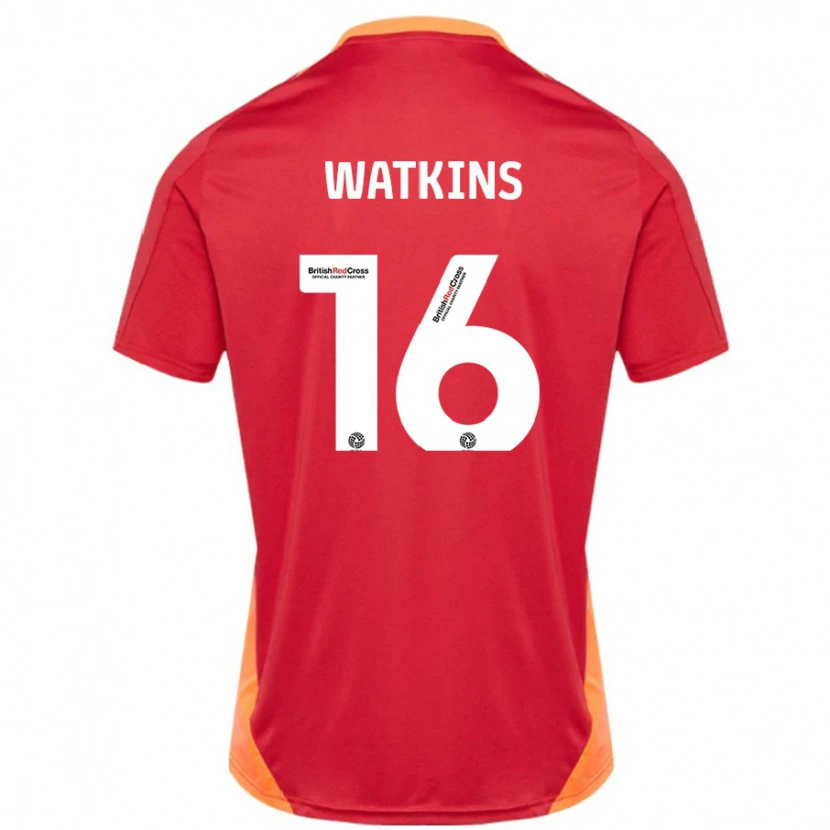 Danxen Herren Zoe Watkins #16 Blau Cremeweiß Auswärtstrikot Trikot 2024/25 T-Shirt Schweiz