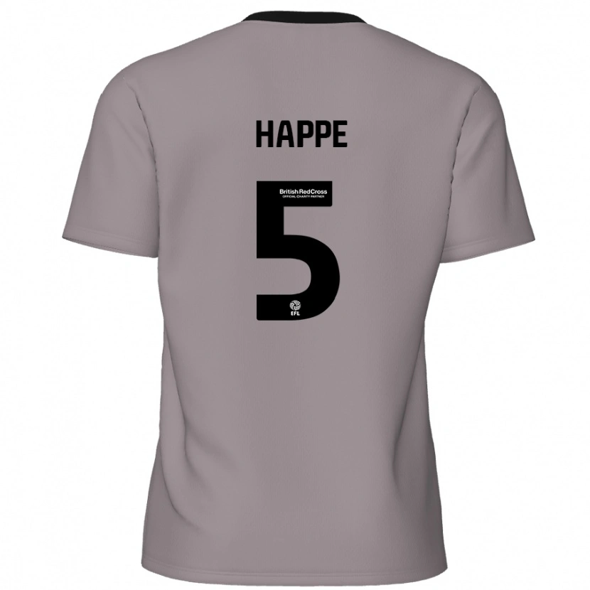 Danxen Herren Dan Happe #5 Grau Auswärtstrikot Trikot 2024/25 T-Shirt Schweiz