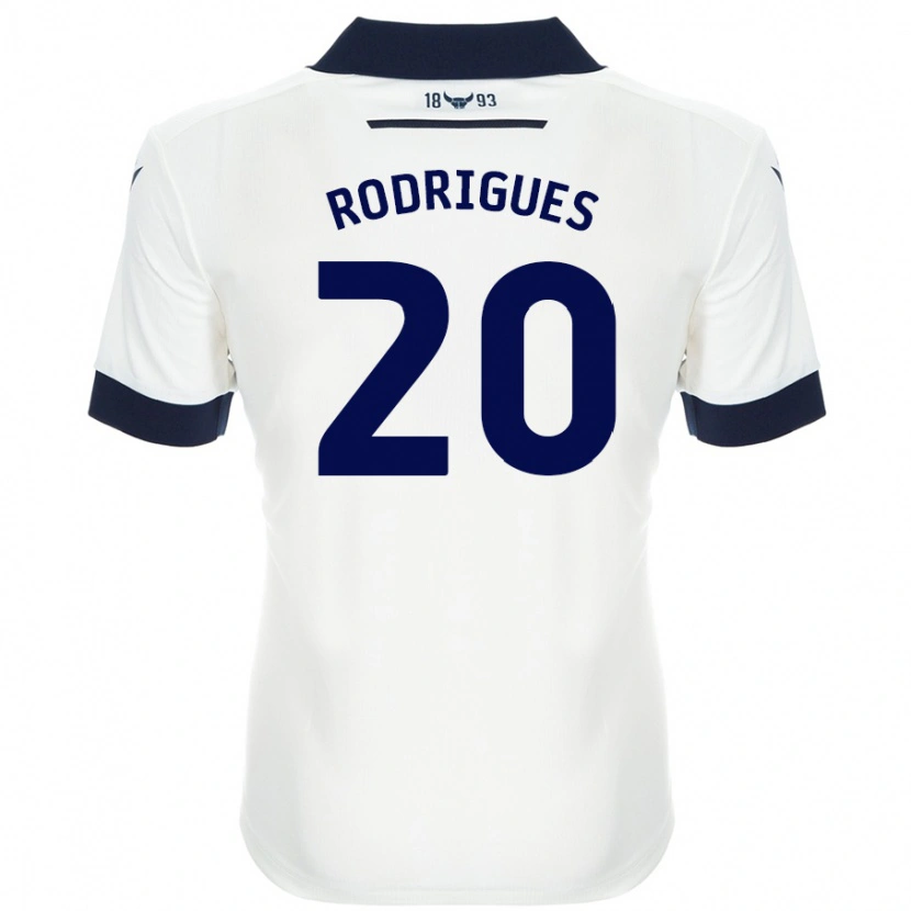 Danxen Herren Rúben Rodrigues #20 Weiß Marineblau Auswärtstrikot Trikot 2024/25 T-Shirt Schweiz