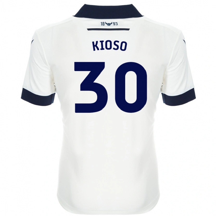 Danxen Herren Peter Kioso #30 Weiß Marineblau Auswärtstrikot Trikot 2024/25 T-Shirt Schweiz