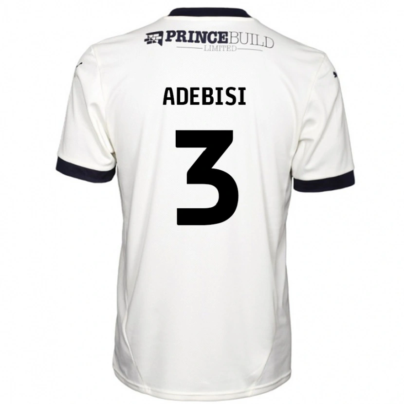 Danxen Herren Rio Adebisi #3 Cremeweiß Schwarz Auswärtstrikot Trikot 2024/25 T-Shirt Schweiz