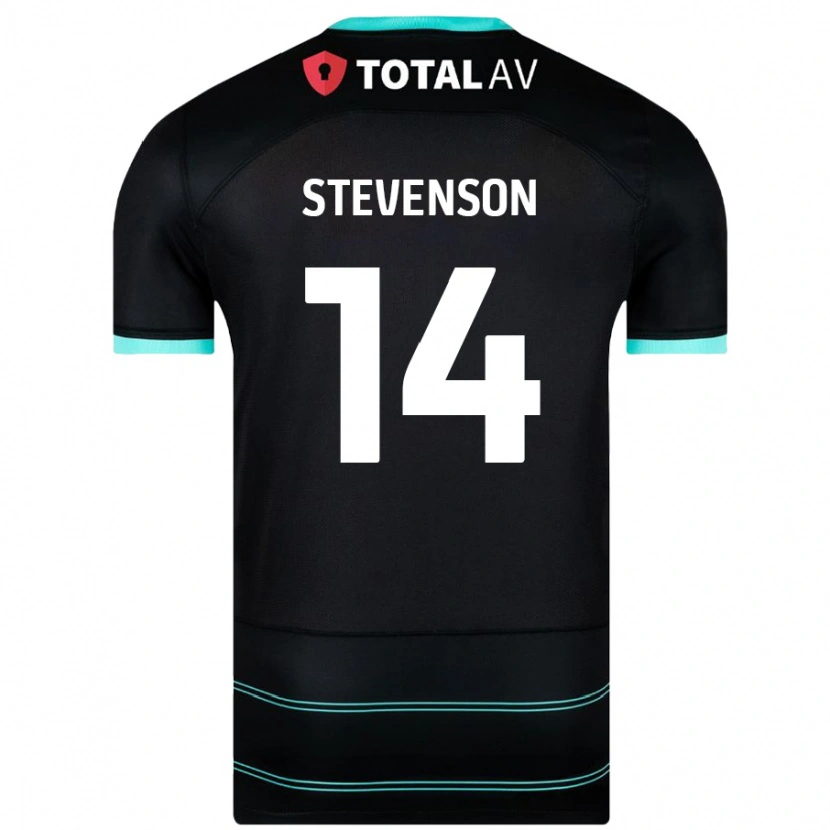 Danxen Herren Ben Stevenson #14 Schwarz Auswärtstrikot Trikot 2024/25 T-Shirt Schweiz