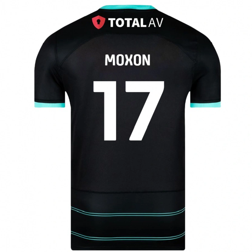 Danxen Herren Owen Moxon #17 Schwarz Auswärtstrikot Trikot 2024/25 T-Shirt Schweiz