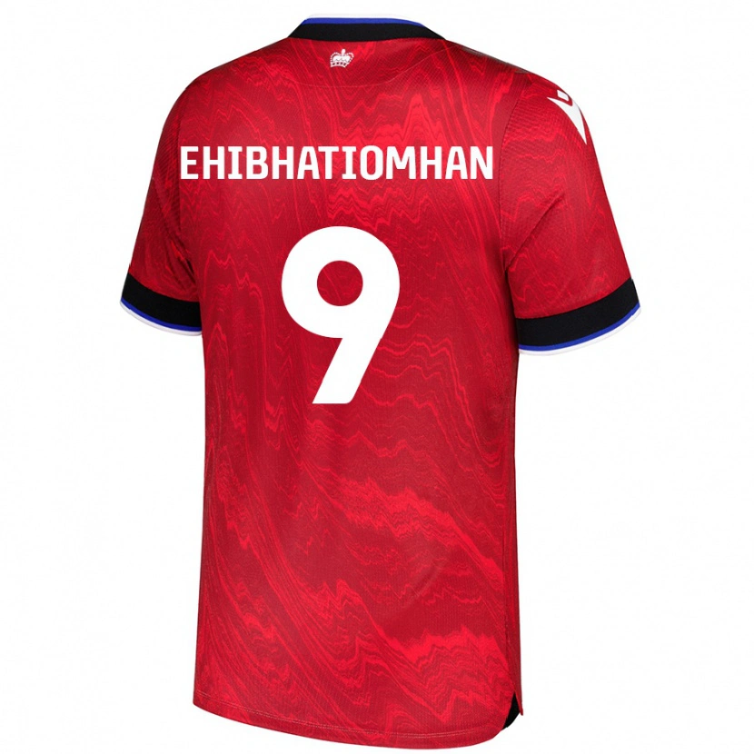 Danxen Herren Kelvin Ehibhatiomhan #9 Rot Schwarz Auswärtstrikot Trikot 2024/25 T-Shirt Schweiz