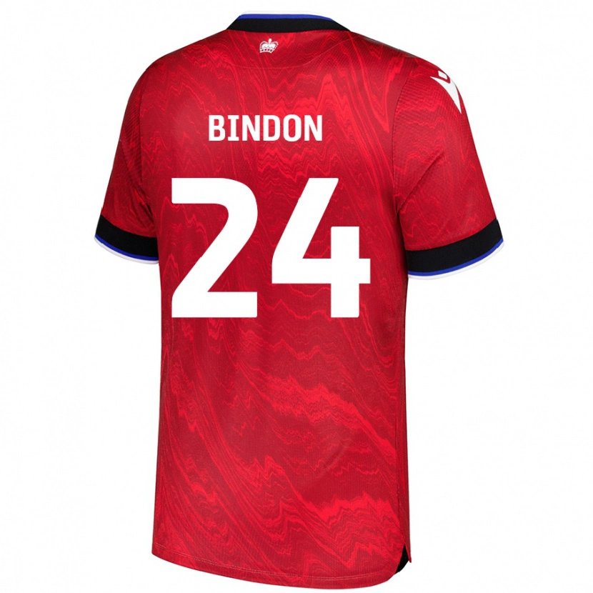 Danxen Herren Tyler Bindon #24 Rot Schwarz Auswärtstrikot Trikot 2024/25 T-Shirt Schweiz
