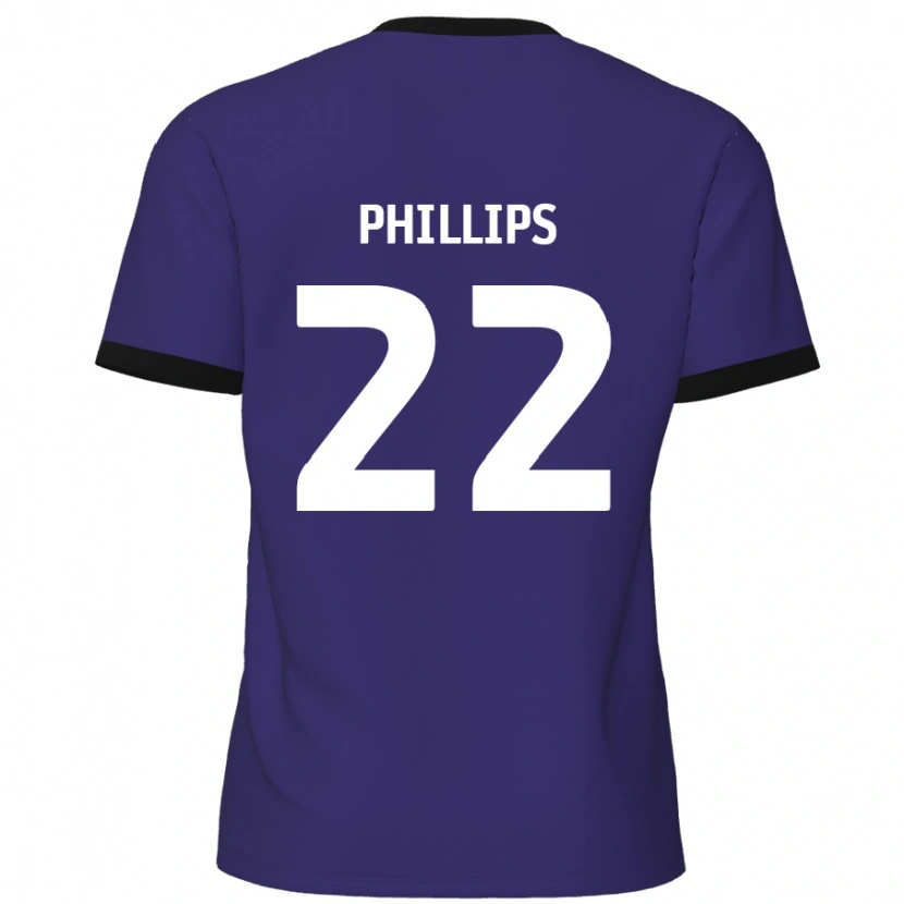 Danxen Herren Daniel Phillips #22 Lila Auswärtstrikot Trikot 2024/25 T-Shirt Schweiz