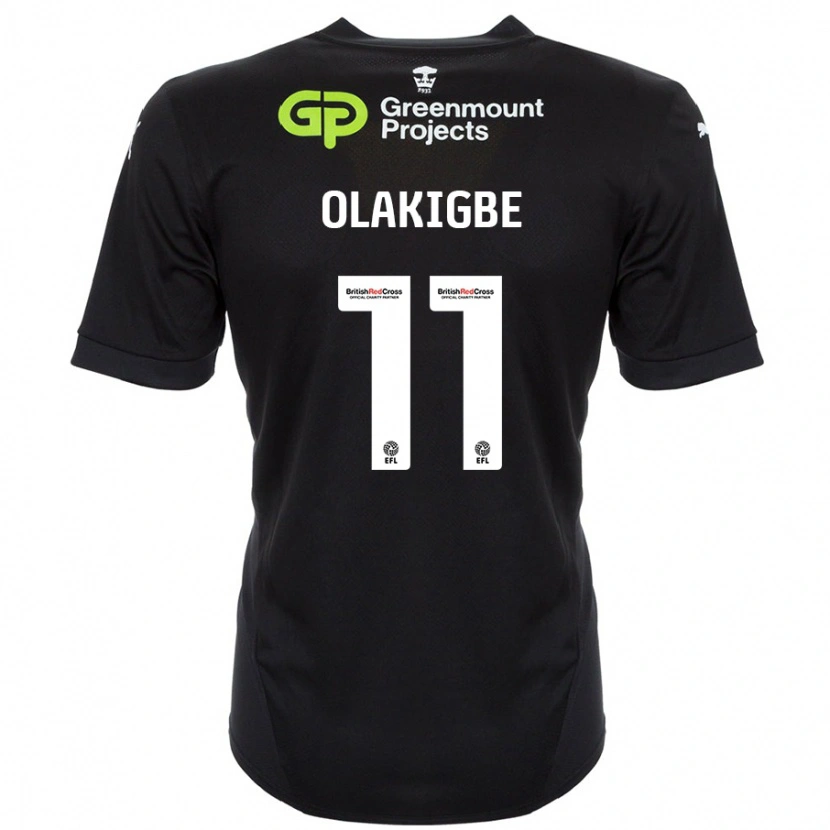 Danxen Herren Michael Olakigbe #11 Schwarz Auswärtstrikot Trikot 2024/25 T-Shirt Schweiz