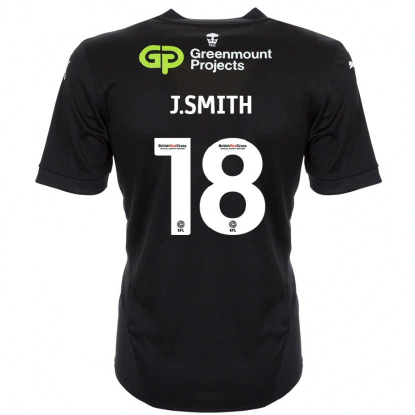 Danxen Herren Jonny Smith #18 Schwarz Auswärtstrikot Trikot 2024/25 T-Shirt Schweiz