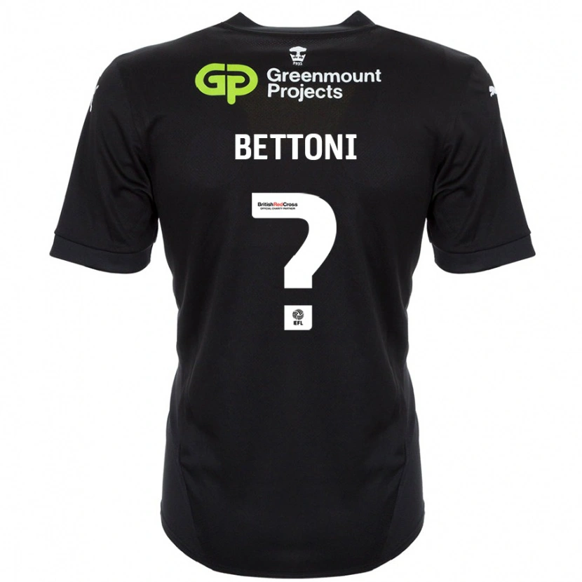 Danxen Herren Harrison Bettoni #0 Schwarz Auswärtstrikot Trikot 2024/25 T-Shirt Schweiz