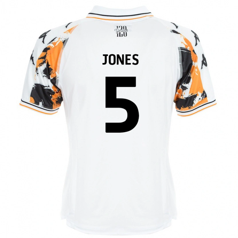 Danxen Herren Alfie Jones #5 Weiß Auswärtstrikot Trikot 2024/25 T-Shirt Schweiz