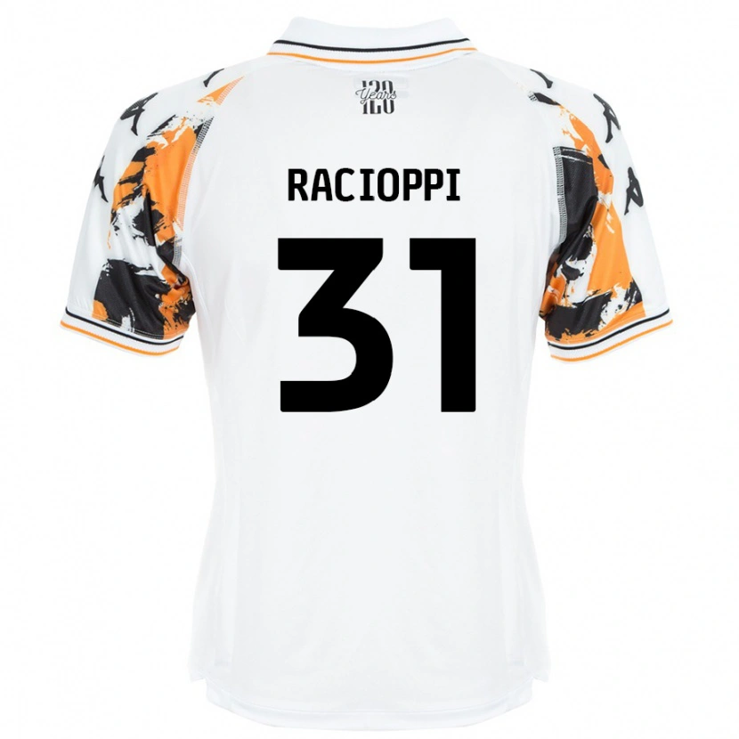 Danxen Herren Anthony Racioppi #31 Weiß Auswärtstrikot Trikot 2024/25 T-Shirt Schweiz