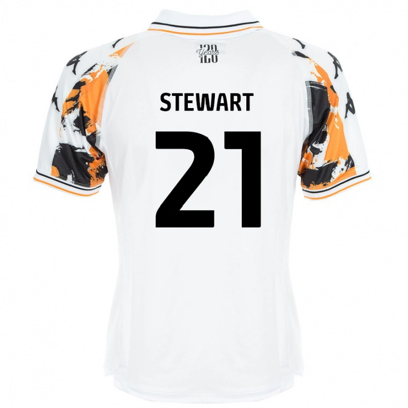 Danxen Herren Alice Stewart #21 Weiß Auswärtstrikot Trikot 2024/25 T-Shirt Schweiz