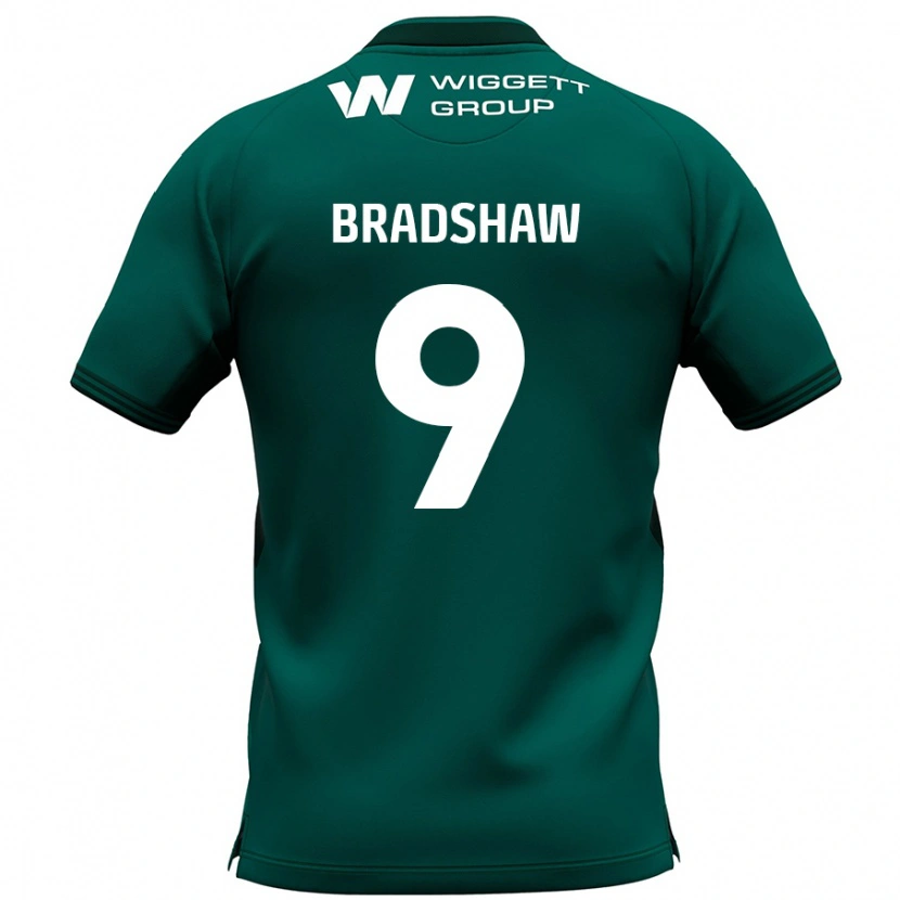 Danxen Herren Tom Bradshaw #9 Grün Auswärtstrikot Trikot 2024/25 T-Shirt Schweiz