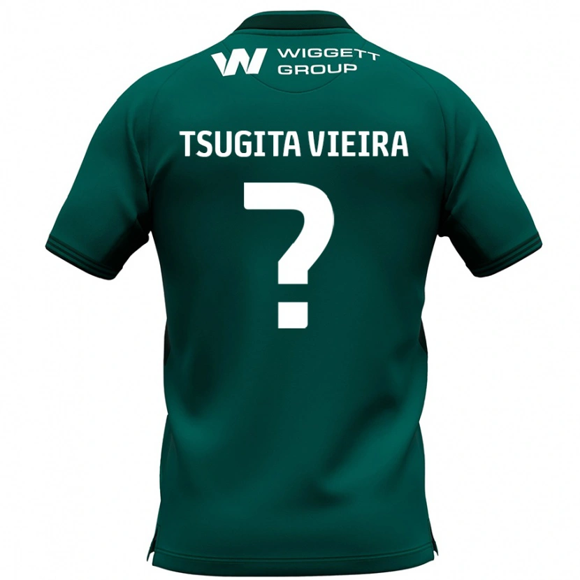Danxen Herren Sacha Tsugita Vieira #0 Grün Auswärtstrikot Trikot 2024/25 T-Shirt Schweiz