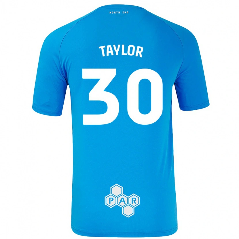 Danxen Herren Kian Taylor #30 Himmelblau Auswärtstrikot Trikot 2024/25 T-Shirt Schweiz