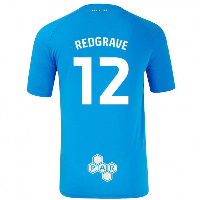 Danxen Herren Jodie Redgrave #12 Himmelblau Auswärtstrikot Trikot 2024/25 T-Shirt Schweiz