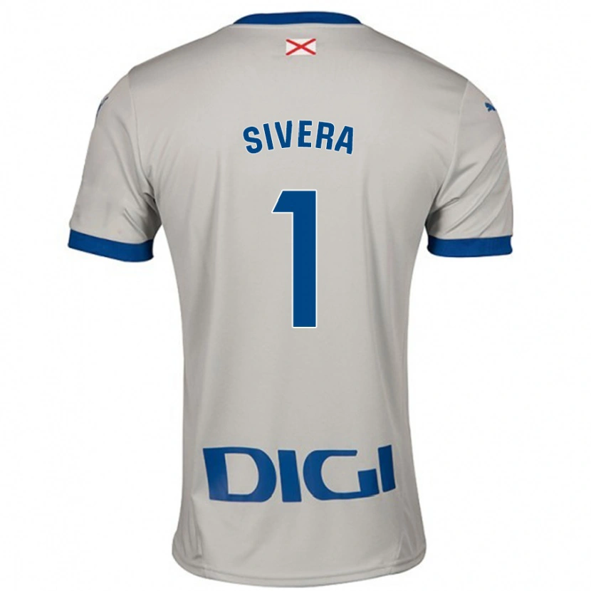 Danxen Herren Antonio Sivera #1 Hellgrau Auswärtstrikot Trikot 2024/25 T-Shirt Schweiz