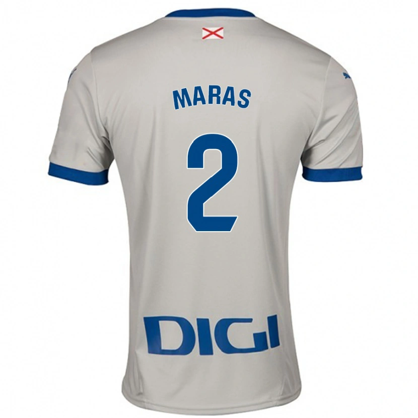 Danxen Herren Nikola Maras #2 Hellgrau Auswärtstrikot Trikot 2024/25 T-Shirt Schweiz