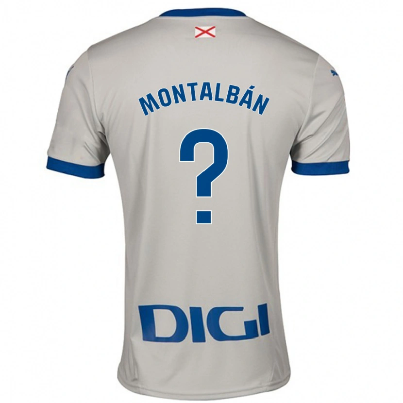 Danxen Herren Enrique Montalbán #0 Hellgrau Auswärtstrikot Trikot 2024/25 T-Shirt Schweiz