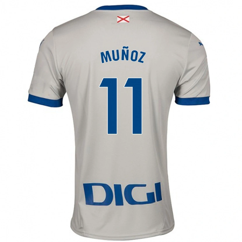Danxen Herren Egoitz Muñoz #11 Hellgrau Auswärtstrikot Trikot 2024/25 T-Shirt Schweiz