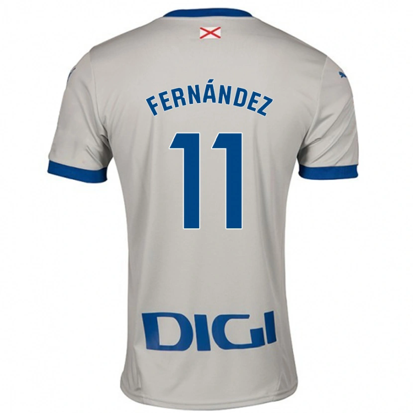 Danxen Herren Imanol Fernández #11 Hellgrau Auswärtstrikot Trikot 2024/25 T-Shirt Schweiz