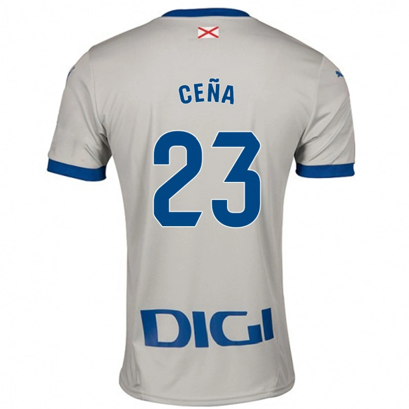 Danxen Herren Marcos Ceña #23 Hellgrau Auswärtstrikot Trikot 2024/25 T-Shirt Schweiz