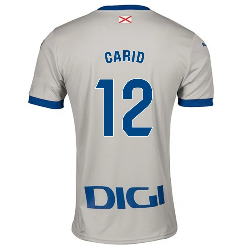 Danxen Herren Andrea Carid #12 Hellgrau Auswärtstrikot Trikot 2024/25 T-Shirt Schweiz