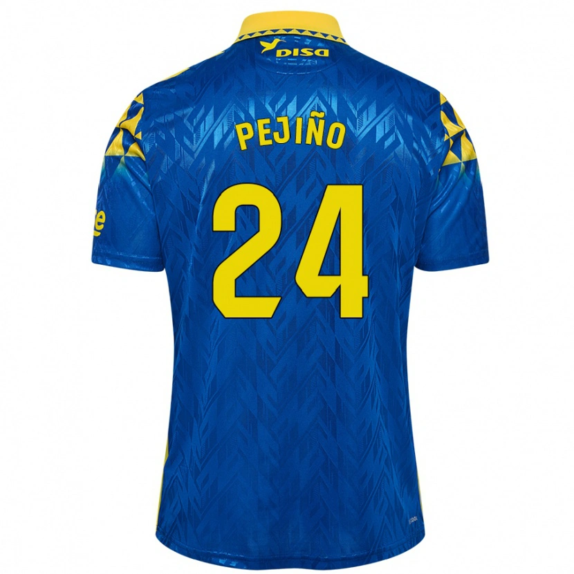 Danxen Herren Pejiño #24 Blau Gelb Auswärtstrikot Trikot 2024/25 T-Shirt Schweiz