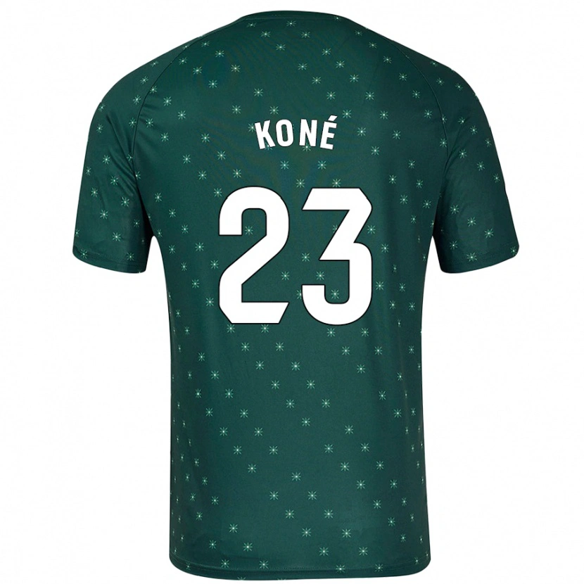 Danxen Herren Ibrahima Koné #23 Dunkelgrün Auswärtstrikot Trikot 2024/25 T-Shirt Schweiz