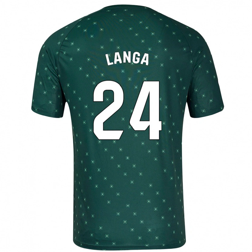 Danxen Herren Bruno Langa #24 Dunkelgrün Auswärtstrikot Trikot 2024/25 T-Shirt Schweiz