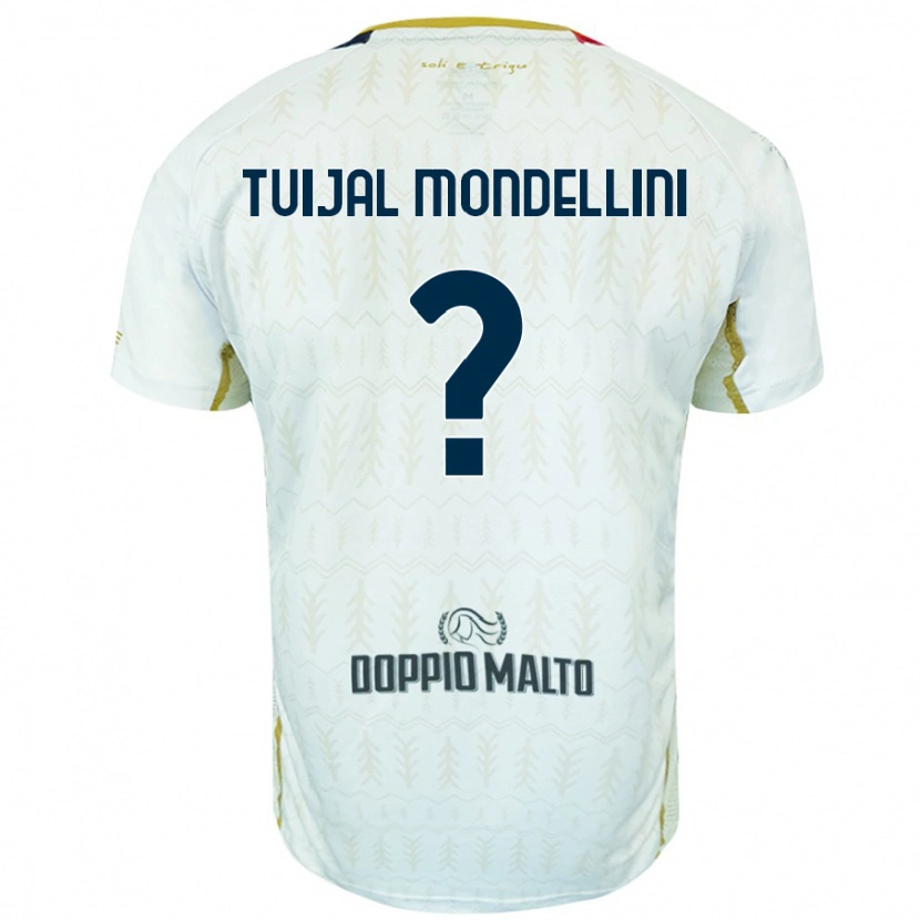 Danxen Herren Luca Tuijal Mondellini #0 Weiß Auswärtstrikot Trikot 2024/25 T-Shirt Schweiz