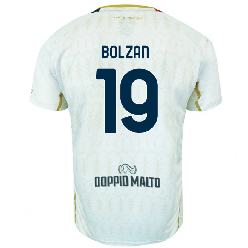 Danxen Herren Alessandro Bolzan #19 Weiß Auswärtstrikot Trikot 2024/25 T-Shirt Schweiz