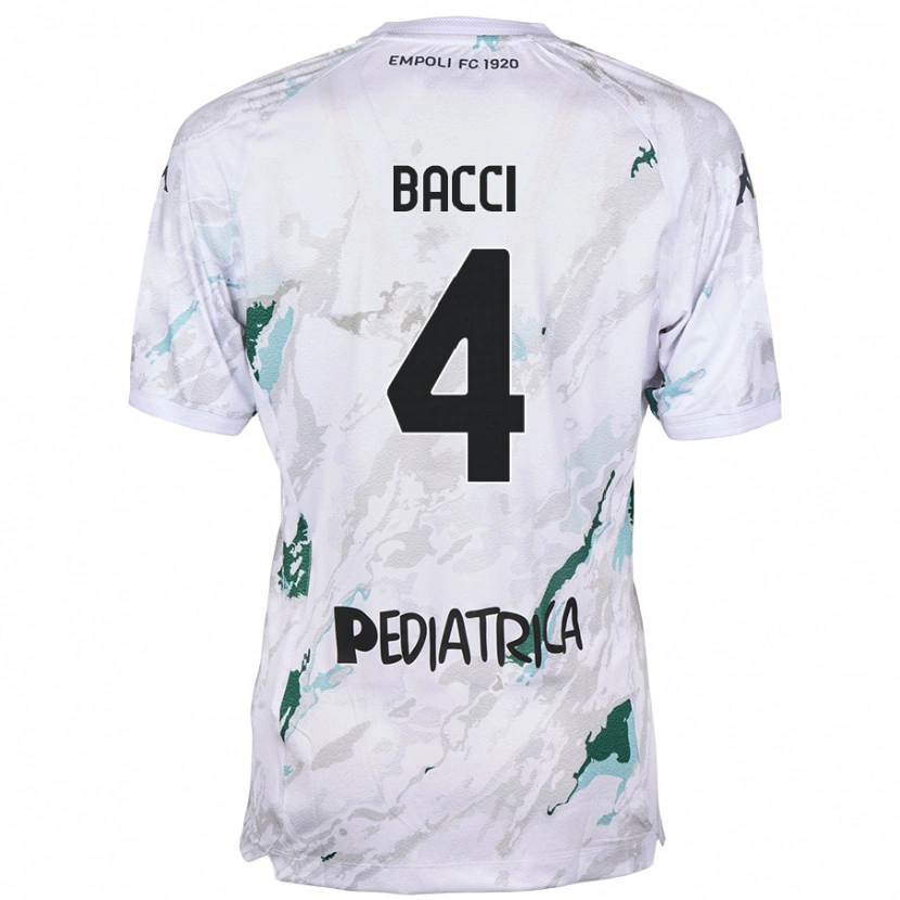 Danxen Herren Jacopo Bacci #4 Grau Auswärtstrikot Trikot 2024/25 T-Shirt Schweiz