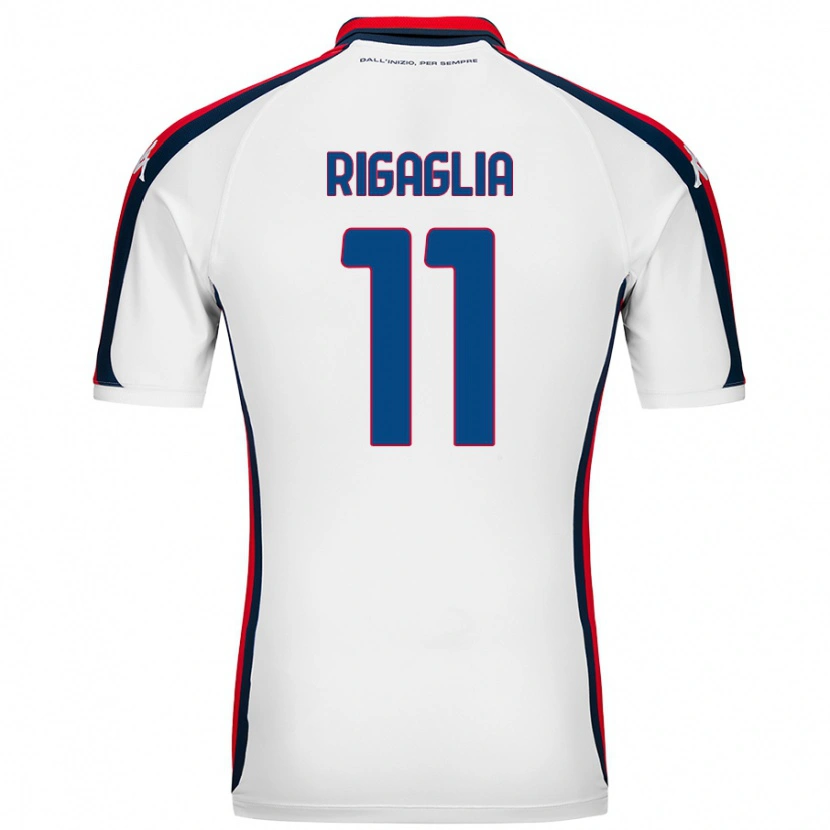 Danxen Herren Alison Rigaglia #11 Weiß Auswärtstrikot Trikot 2024/25 T-Shirt Schweiz
