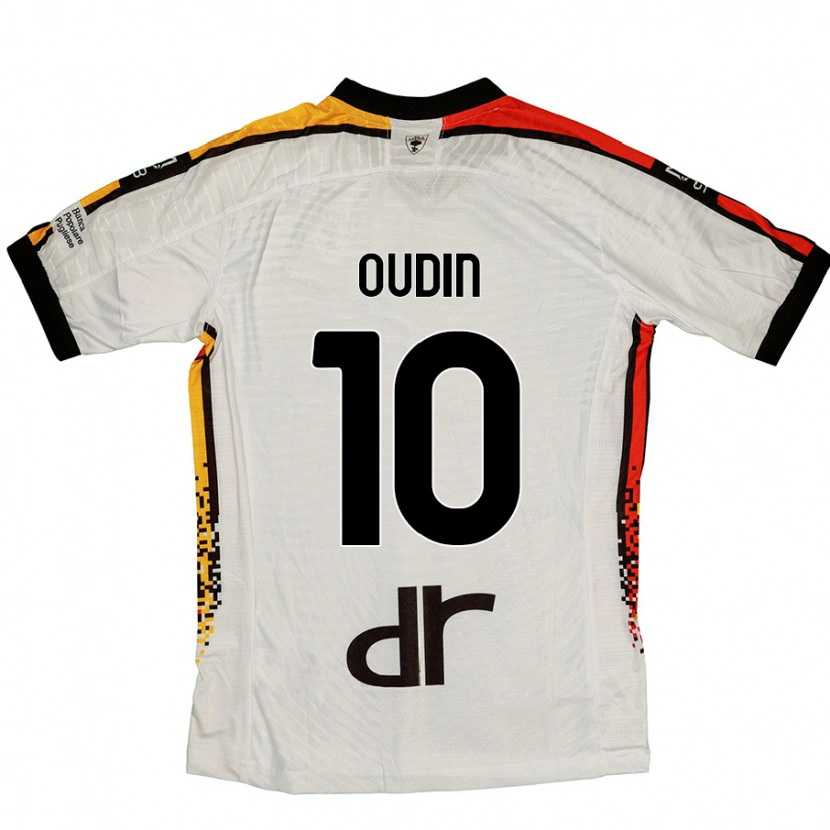 Danxen Herren Rémi Oudin #10 Weiß Schwarz Auswärtstrikot Trikot 2024/25 T-Shirt Schweiz