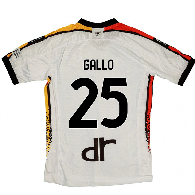 Danxen Herren Antonino Gallo #25 Weiß Schwarz Auswärtstrikot Trikot 2024/25 T-Shirt Schweiz