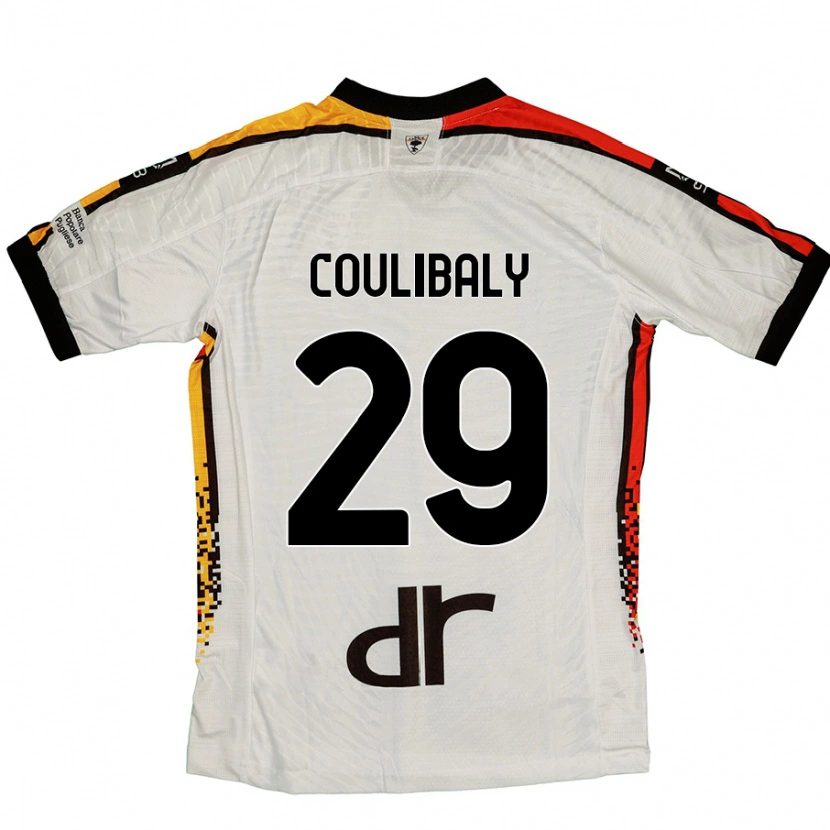 Danxen Herren Lassana Coulibaly #29 Weiß Schwarz Auswärtstrikot Trikot 2024/25 T-Shirt Schweiz