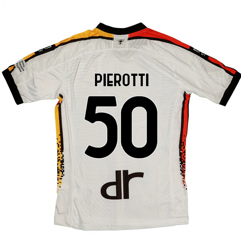 Danxen Herren Santiago Pierotti #50 Weiß Schwarz Auswärtstrikot Trikot 2024/25 T-Shirt Schweiz
