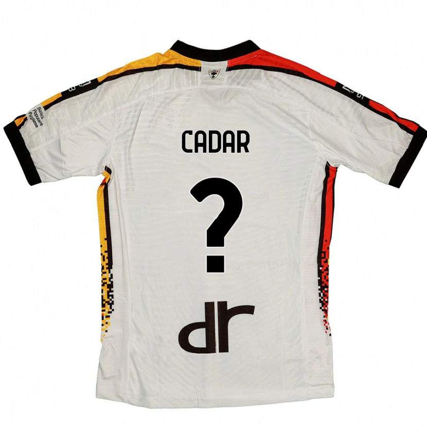 Danxen Herren Edgar Cadar #0 Weiß Schwarz Auswärtstrikot Trikot 2024/25 T-Shirt Schweiz