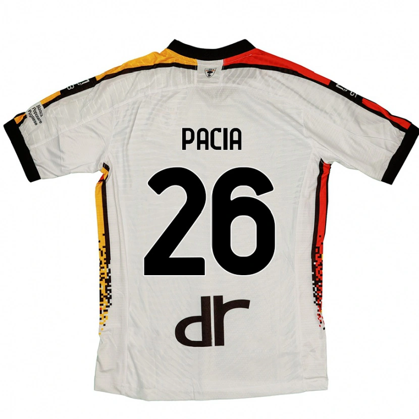 Danxen Herren Fabiano Pacia #26 Weiß Schwarz Auswärtstrikot Trikot 2024/25 T-Shirt Schweiz
