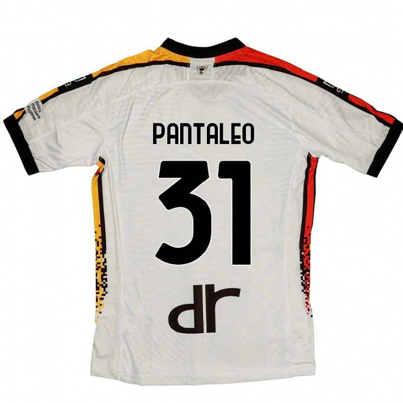 Danxen Herren Dario Pantaleo #31 Weiß Schwarz Auswärtstrikot Trikot 2024/25 T-Shirt Schweiz