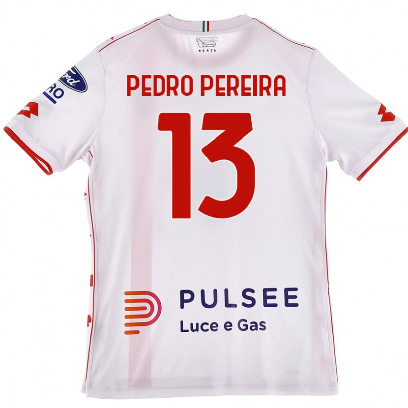 Danxen Herren Pedro Pereira #13 Weiß Rot Auswärtstrikot Trikot 2024/25 T-Shirt Schweiz