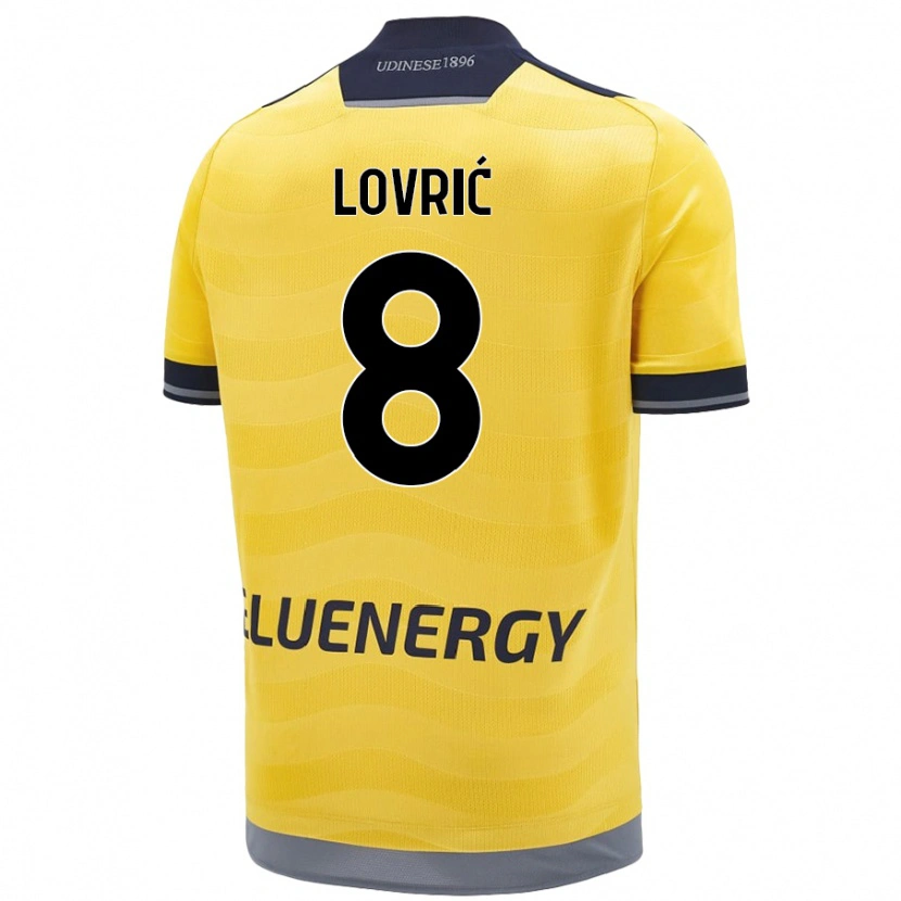 Danxen Herren Sandi Lovrić #8 Golden Auswärtstrikot Trikot 2024/25 T-Shirt Schweiz