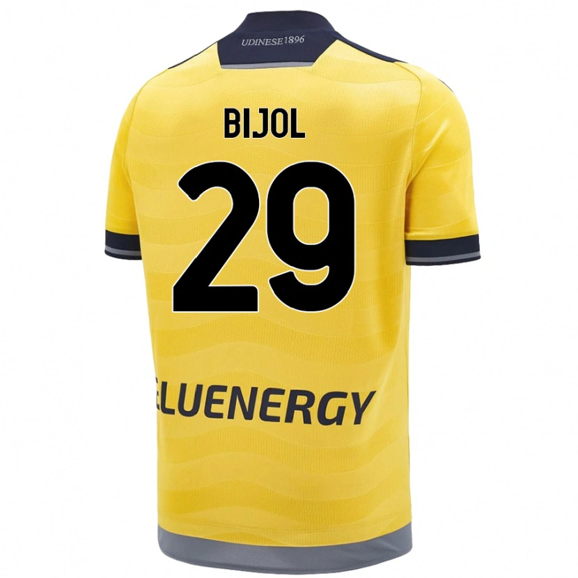Danxen Herren Jaka Bijol #29 Golden Auswärtstrikot Trikot 2024/25 T-Shirt Schweiz