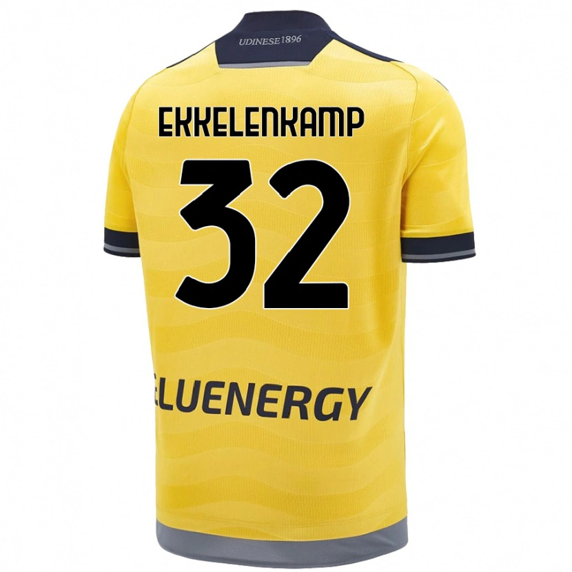 Danxen Herren Jurgen Ekkelenkamp #32 Golden Auswärtstrikot Trikot 2024/25 T-Shirt Schweiz