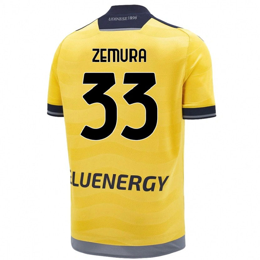 Danxen Herren Jordan Zemura #33 Golden Auswärtstrikot Trikot 2024/25 T-Shirt Schweiz