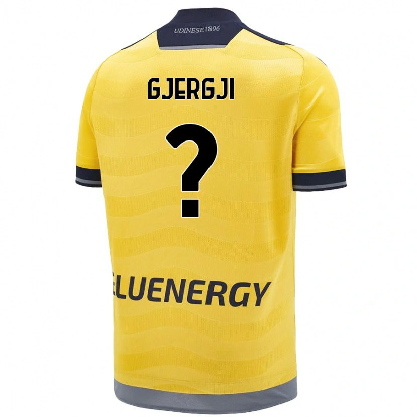 Danxen Herren Alessio Gjergji #0 Golden Auswärtstrikot Trikot 2024/25 T-Shirt Schweiz